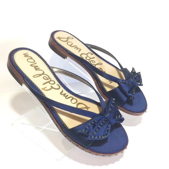 sam edelman navy blue sandals
